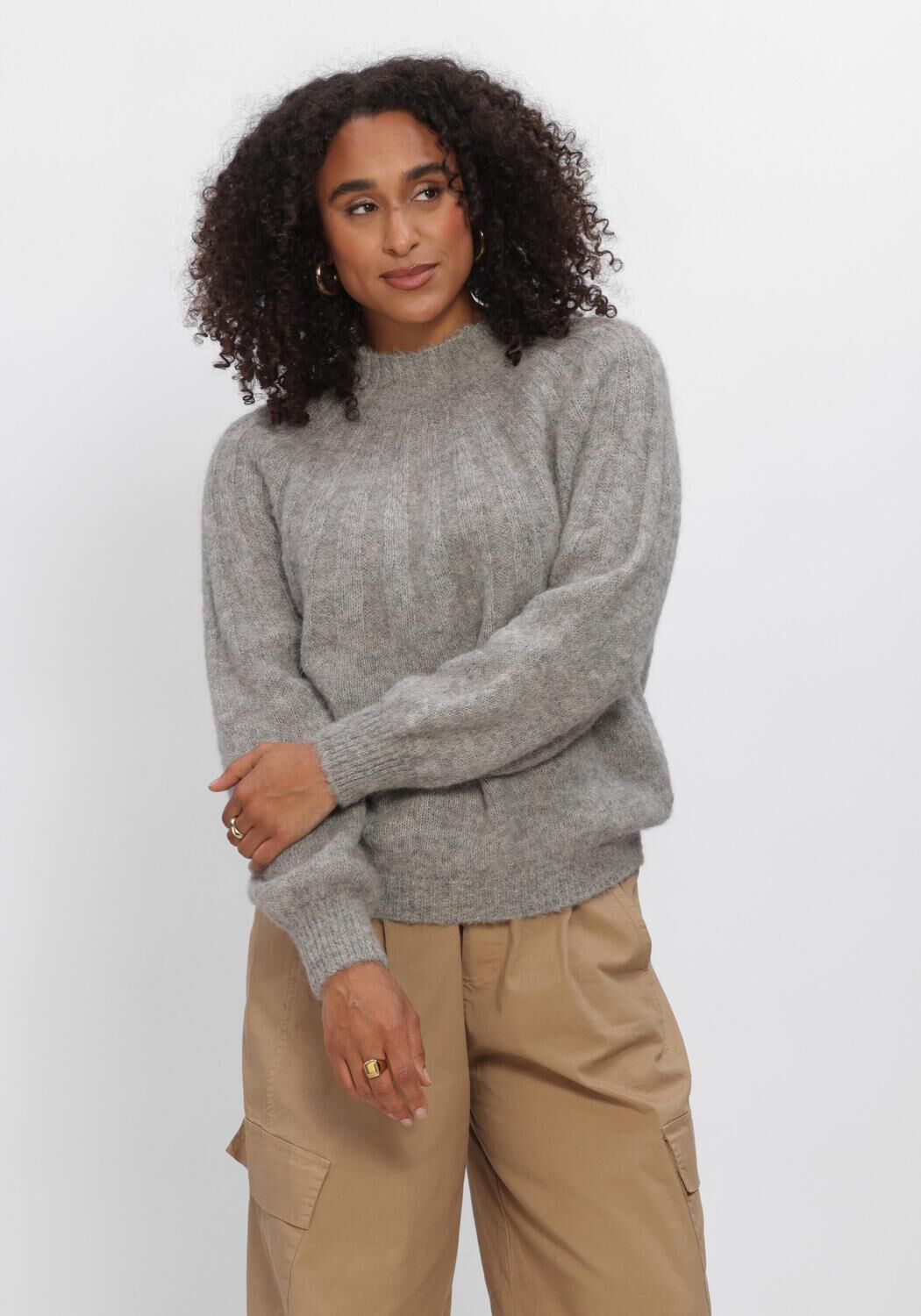 Hellgrau BY-BAR Pullover ZOE PULLOVER - large