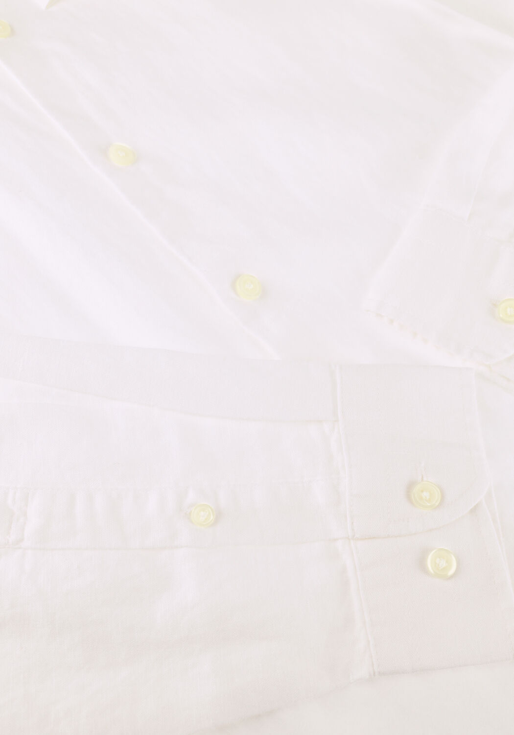 Wei&szlig;e SELECTED MEN Casual-Oberhemd SLHREGCLAY LINENBLEND LS SHIRT CLA NOOS - large