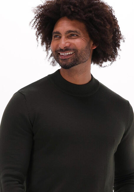 Dunkelgrün SELECTED HOMME Rollkragenpullover ROBERT LS KNIT MOCK NECK - large
