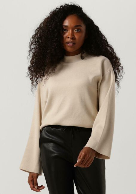 Weiße ANOTHER LABEL Pullover LUKTAR KNITTED PULL L/S - large