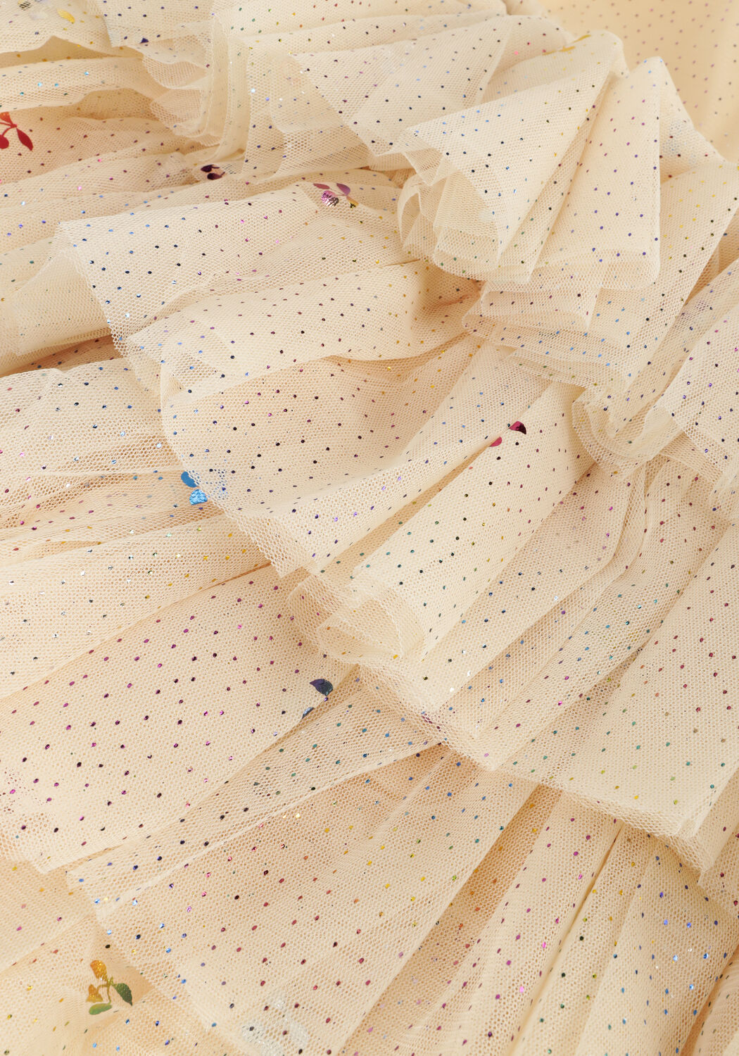 Beige KONGES SLOJD Minikleid FAY DRESS GRS - large