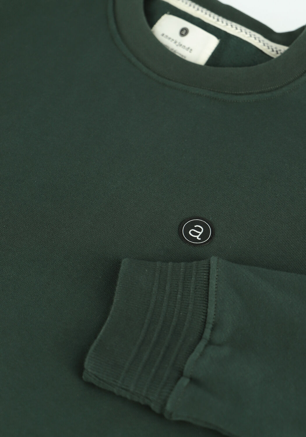 Dunkelgr&uuml;n ANERKJENDT Sweatshirt AKALLEN NOOS CREWNECK - large