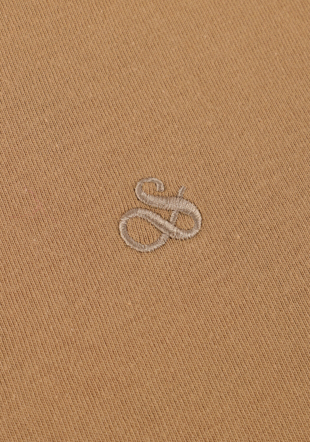 Beige SCOTCH & SODA T-shirt SEASONAL CORE - REGULAR-FIT LOGO T-SHIRT - large