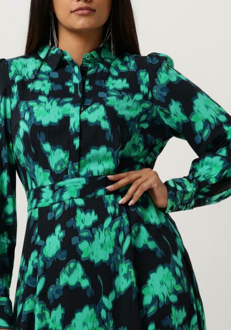 Schwarze Y.A.S. Midikleid YASFLAIR LS LONG SHIRT DRESS S. - large