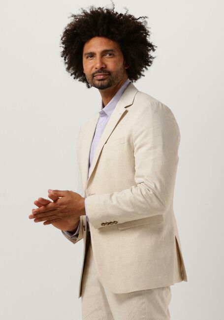 Weiße SELECTED HOMME Sakkos SLHSLIM-MARTIN LINEN BLZ EX BLAZER - large