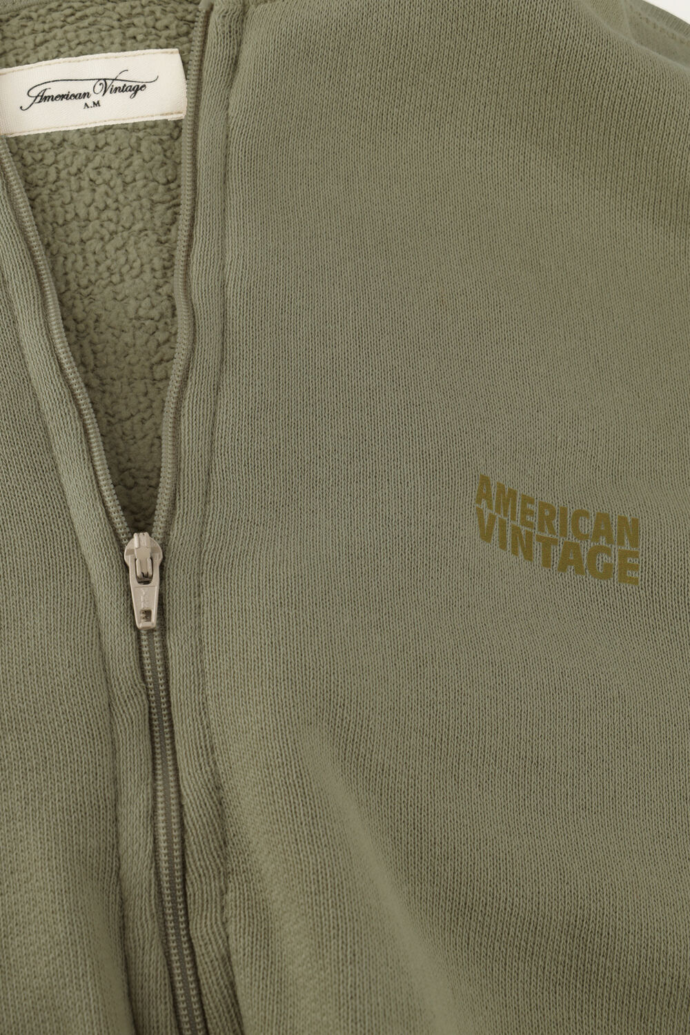 Khaki AMERICAN VINTAGE Sweatshirt IZUBIRD - large