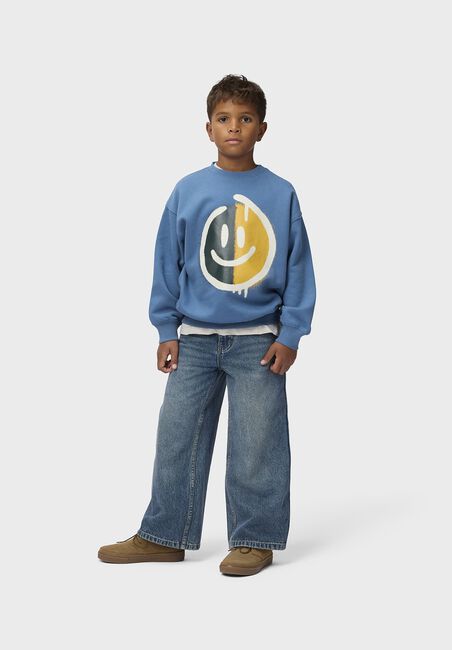 Blaue MOLO Sweatshirt MAR - large
