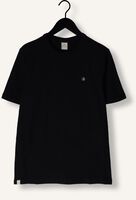 Schwarze CAST IRON T-shirt SHORT SLEEVE R-NECK ORGANIC COTTON SLUB ESSENTIAL Schwarze CAST IRON T-shirt SHORT SLEEVE R-NECK ORGANIC COTTON SLUB ESSENTIAL - medium