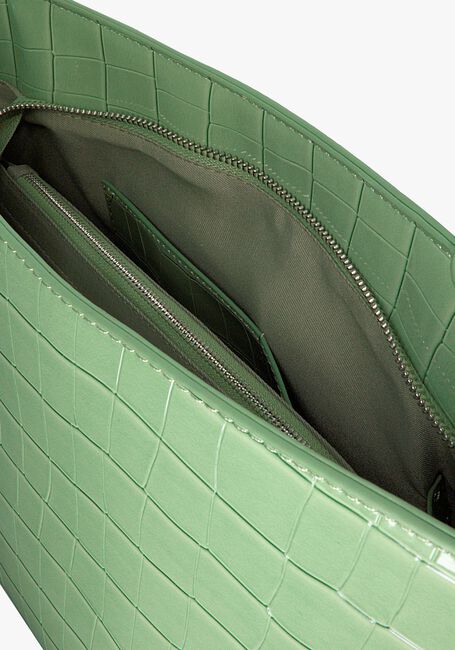 Grüne HVISK Handtasche AMBLE CROCO - large