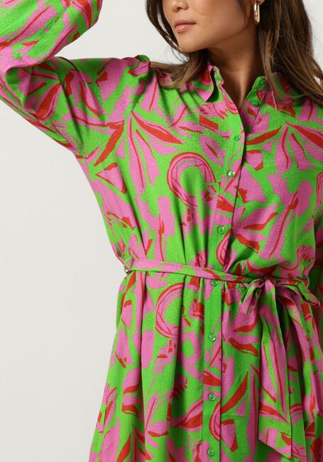 Mehrfarbige/Bunte POM AMSTERDAM Midikleid AFRQUE DRESS - large