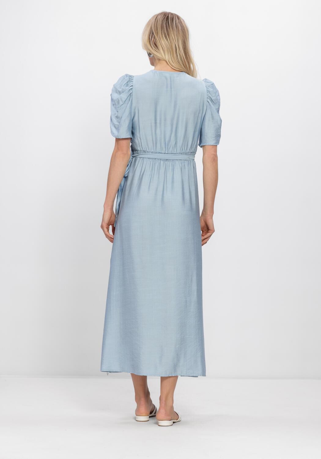 Hellblau CO'COUTURE Maxikleid HERACC SS WRAP DRESS - large