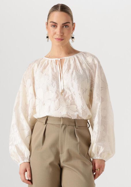 Nicht-gerade weiss NUKUS Blusen YONI TOP EMBROIDERY - large