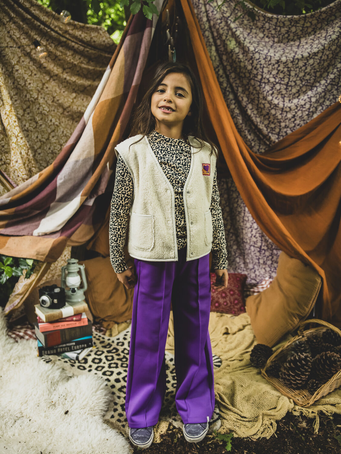 Ecru LOOXS Little Gilet 2531-7016 - large