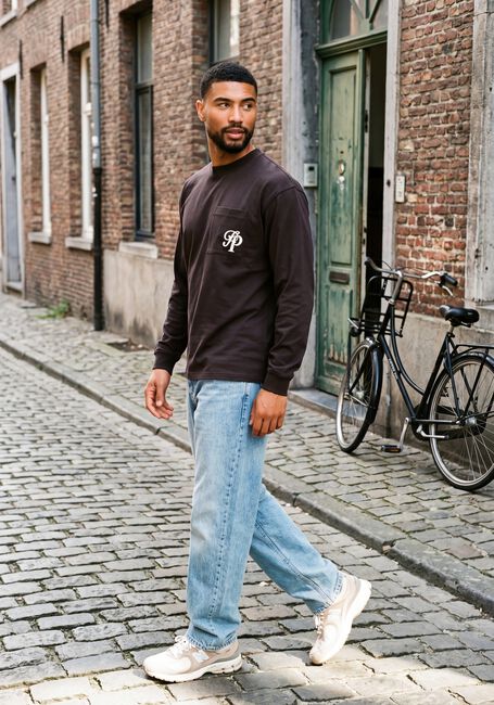 Braune PURE PATH T-shirt INITITIALS POCKET - large