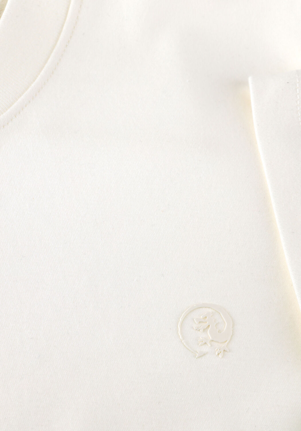 Nicht-gerade weiss CAST IRON T-shirt REGULAR FIT INTERLOCK - large