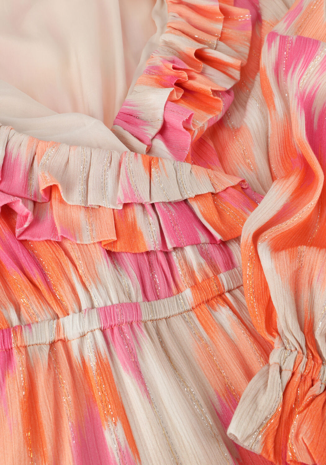 Orangene FREEBIRD Minikleid DIANNA - large