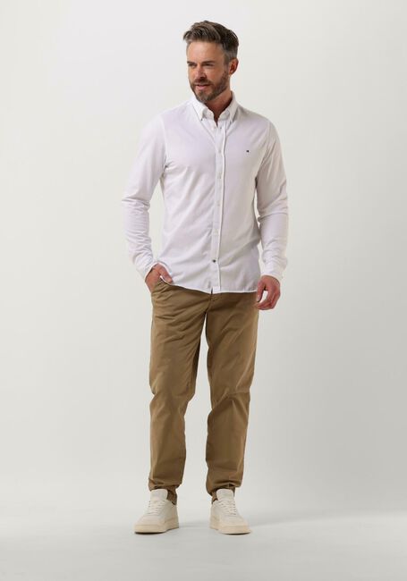 Weiße TOMMY HILFIGER Klassisches Oberhemd 1985 KNIT SOLID SF SHIRT - large