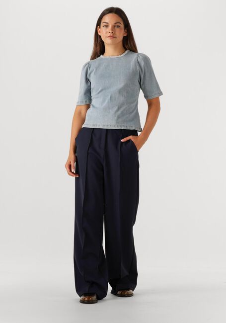 Hellblau NEO NOIR Top ROSIA DENIM EMB TOP - large
