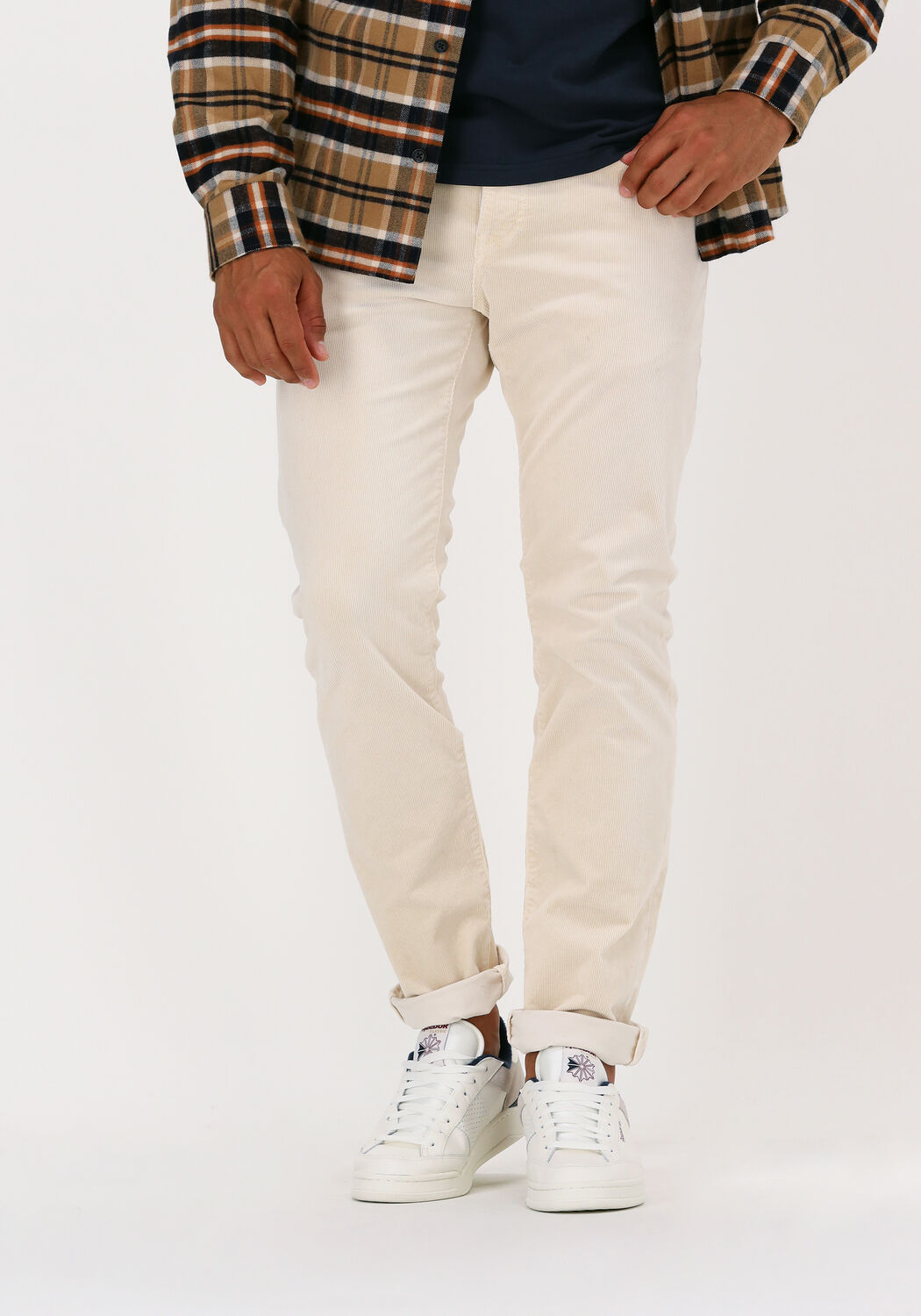 Nicht-gerade weiss SCOTCH & SODA Chino AMS BLAUW GARMENT DYED RALSTON