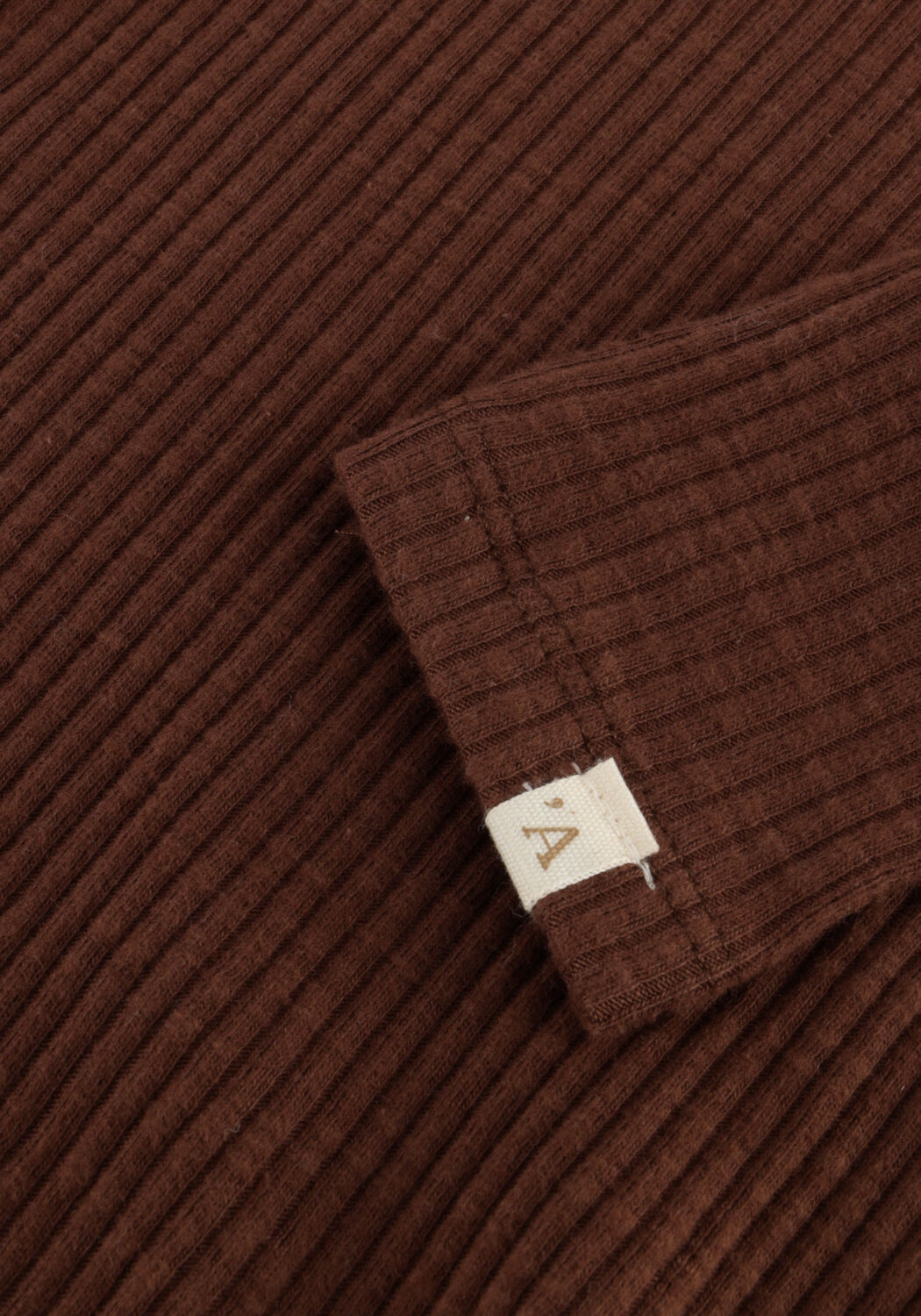 Braune LIL' ATELIER Tops & T-shirts NMFRAJA LS SLIM TOP WI - large