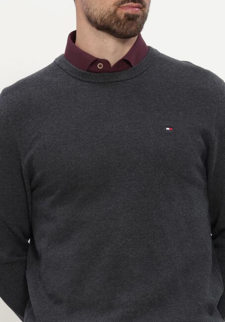 Anthrazit TOMMY HILFIGER Pullover ESSENTIAL STRUCTURE CREW NECK - large