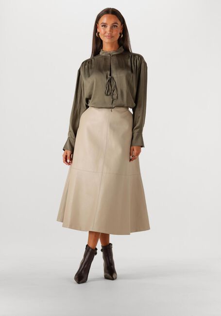 Olive SUMMUM Blusen TOP BOW SILKY TOUCH - large