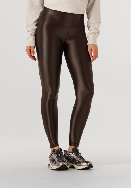 Braune DEBLON SPORTS Legging SHINE LEGGINGS HIGH WAISTBAND - large