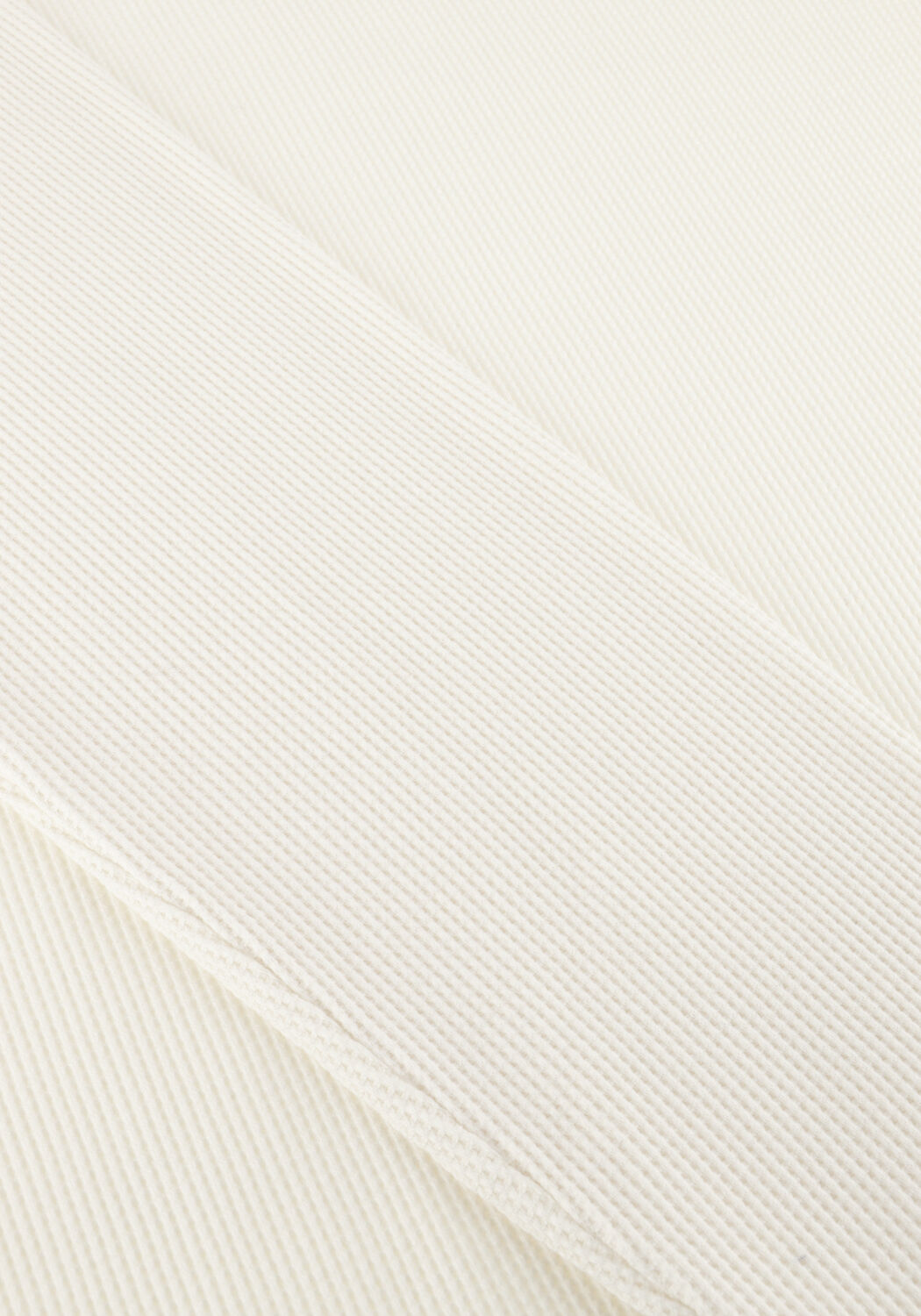 Ecru ANERKJENDT Polos & T-Shirts AKKIKKI L/S WAFFLE TEE - large