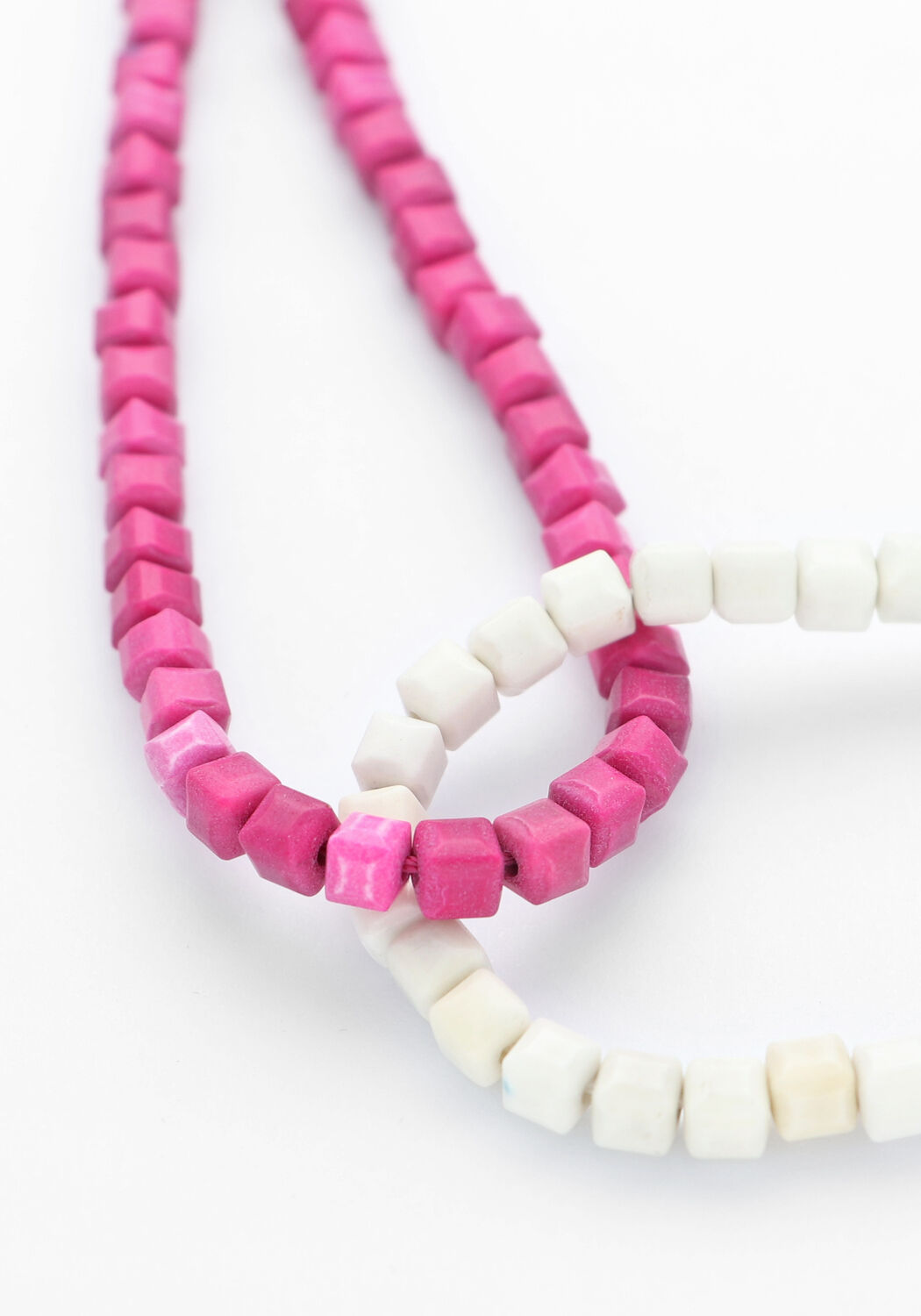 Rosane BONNIE STUDIOS Kette DOUBLE PINK NECKLACE - large