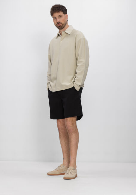 Beige FOR&Eacute;T Polo-Shirt HERB TEXTURED POLO - large