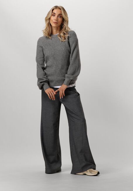 Graue OBJECT Pullover OBJDITTE RE L/S KNIT PULLOVER - large