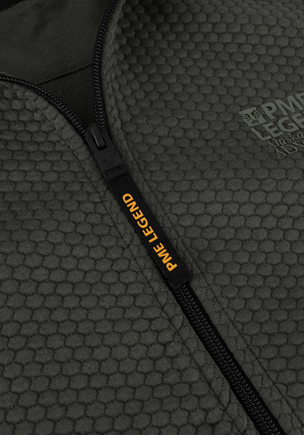 Gr&uuml;ne PME LEGEND Strickjacke ZIP JACKET JACQUARD INTERLOCK SWEAT - large