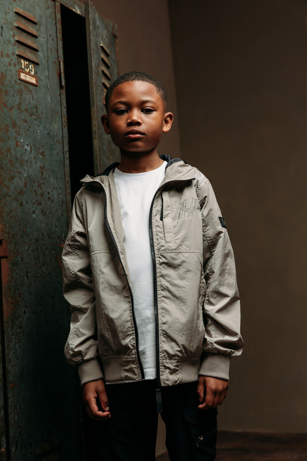 Sand MALELIONS Jack CRINKLE JACKET - large