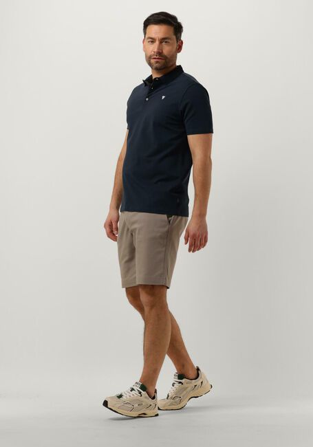 Dunkelblau PUREWHITE Polo-Shirt POLO WITH BUTTON PLACKET AND SMALL PRINT ON CHEST - large