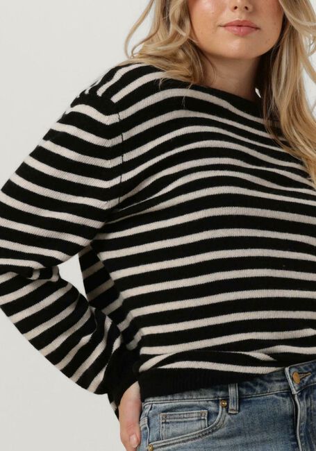 Schwarze BY-BAR Pullover JET STRIPE PULLOVER - large