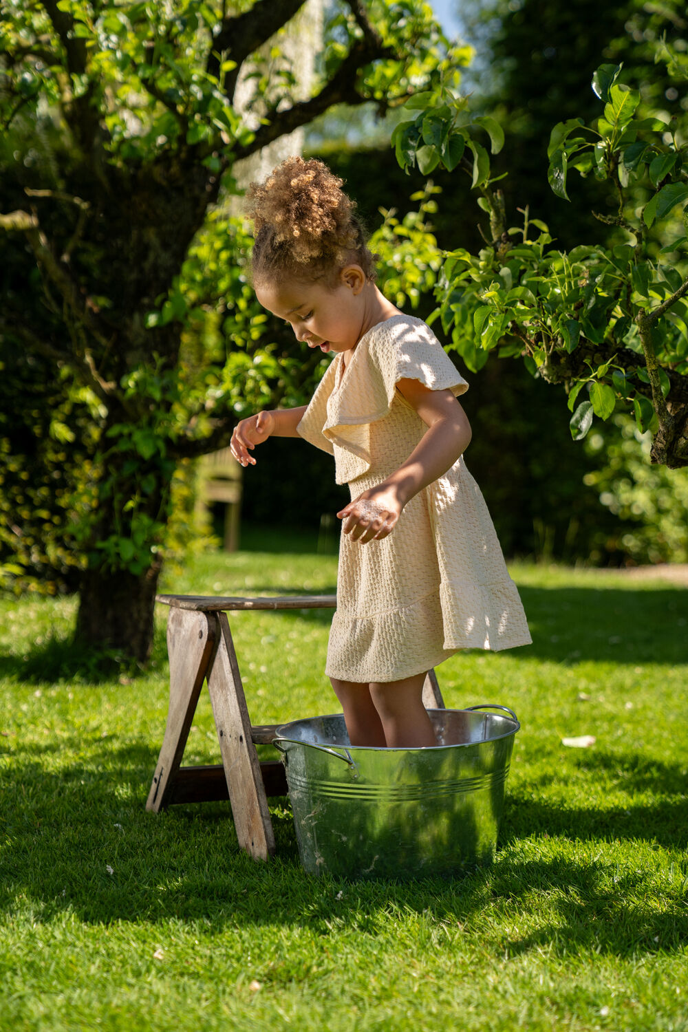 Ecru KOKO NOKO Minikleid P54994 - large