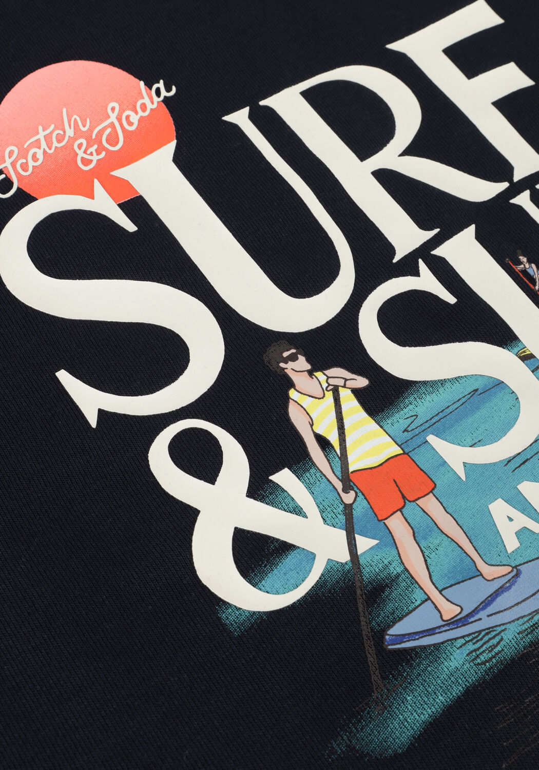 Dunkelblau SCOTCH & SODA Sweatshirt ARTWORK SWEATSHIRT - large