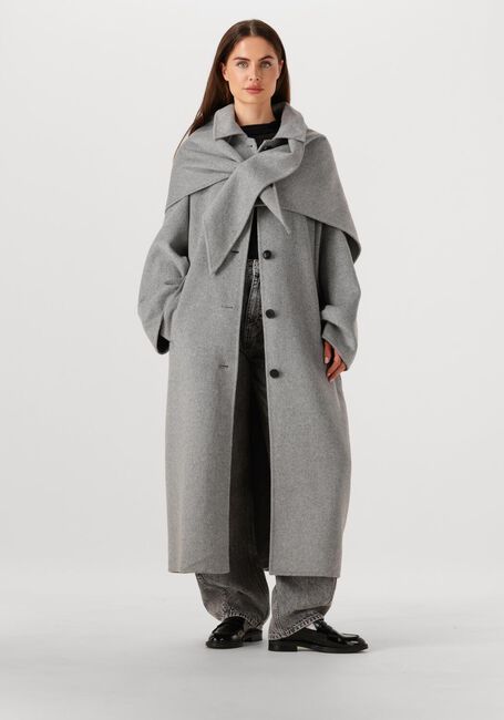 Graue EDITED Mäntel ALEA WOOL COAT - large