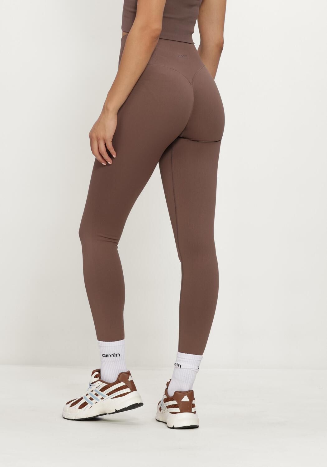 Braune AIM'N Hosen SHAPE SEAMLESS TIGHTS - large