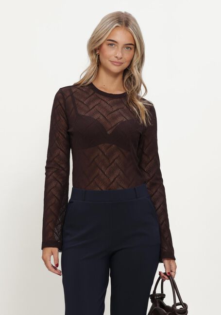 Braune STUDIO ANNELOES Top Reagan flaire lace top - large