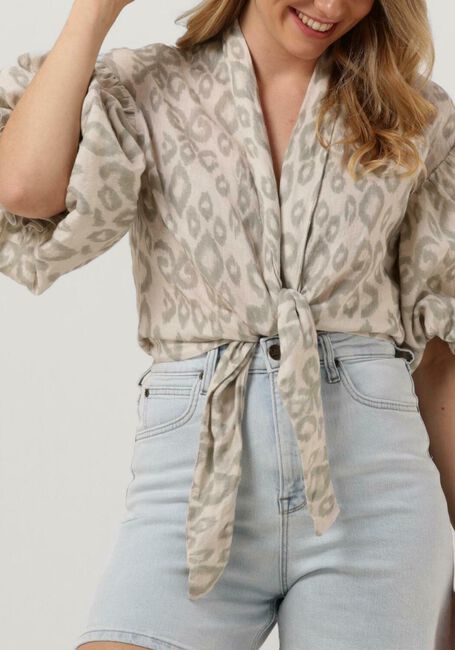 Grüne MR MOOD Blusen MRS MABE TOP PRINTED - large