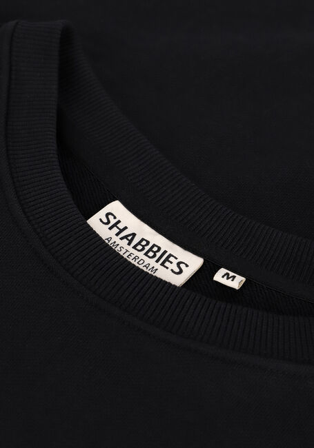 Schwarze SHABBIES Minikleid SHC0001 SWEAT DRESS - large