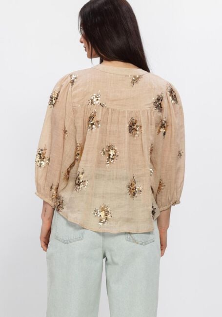 Beige NUKUS Blusen LYNN BLOUSE PAILLET - large