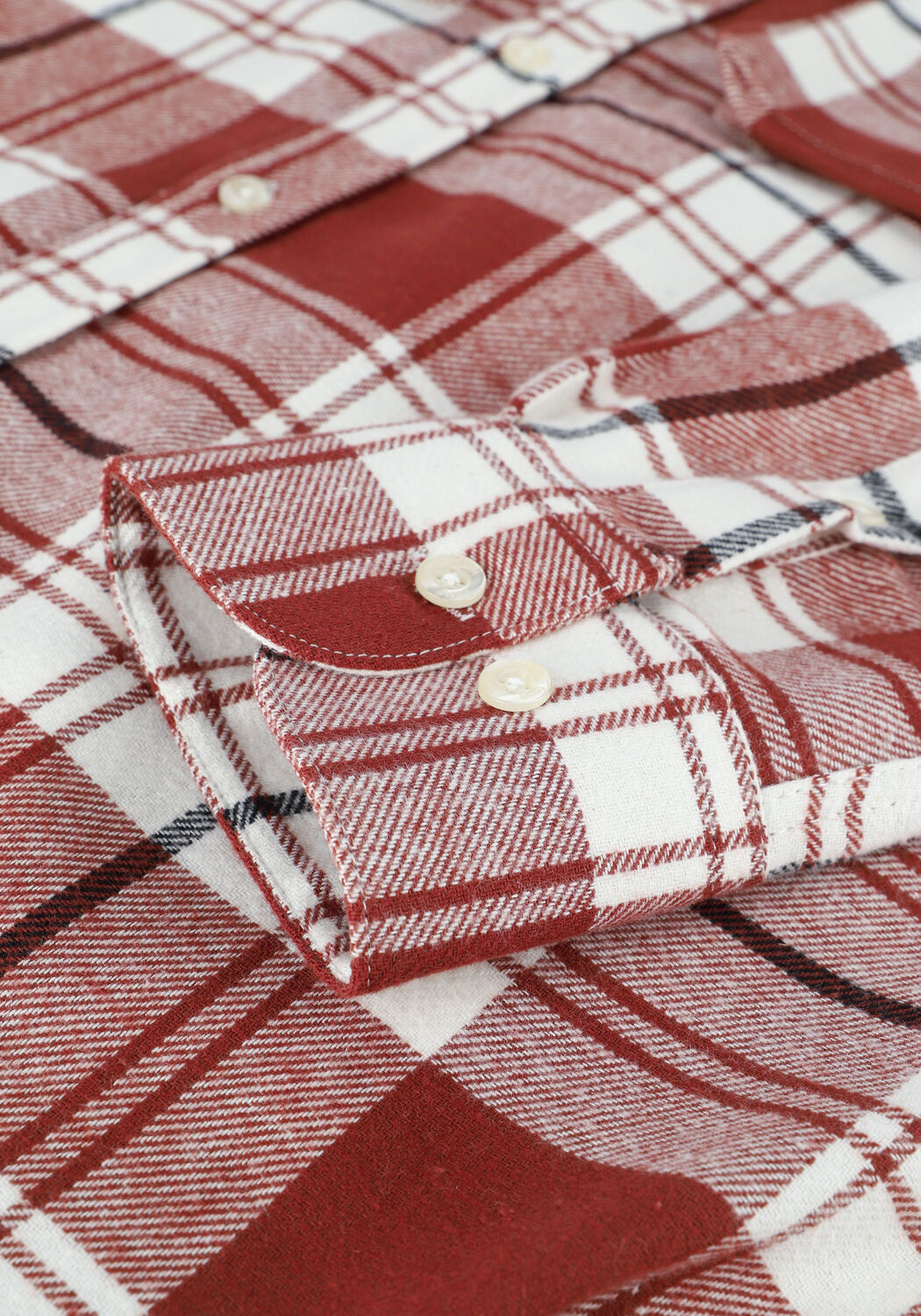 Rote FOR&Eacute;T Casual-Oberhemd ALASKA SHIRT - large