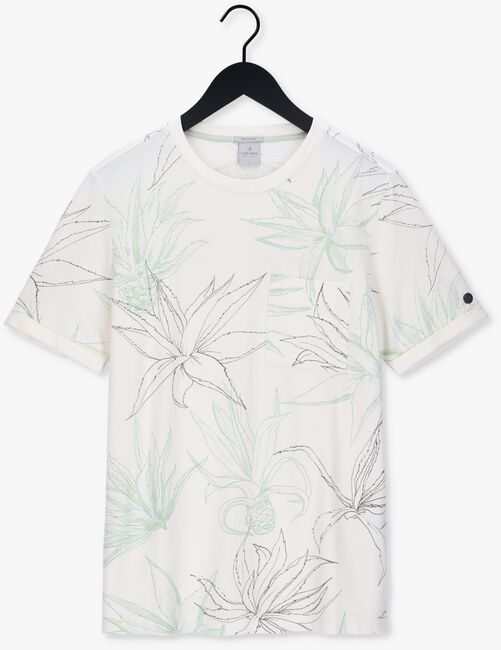 Beige CAST IRON T-shirt SHORT SLEEVE R-NECK REGULAR FIT TWILL JERSEY - large