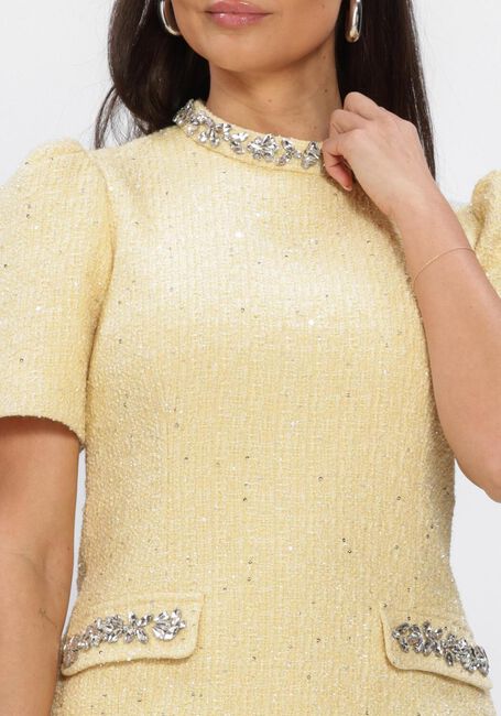 Gelbe LINA LOCCHI Minikleid LL-AGNESE - large