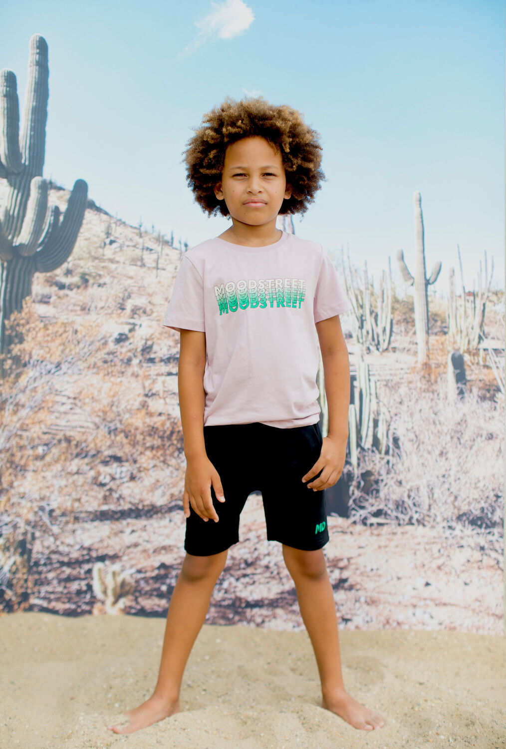 Lila MOODSTREET T-shirt T-SHIRT WITH CHEST PRINT - large