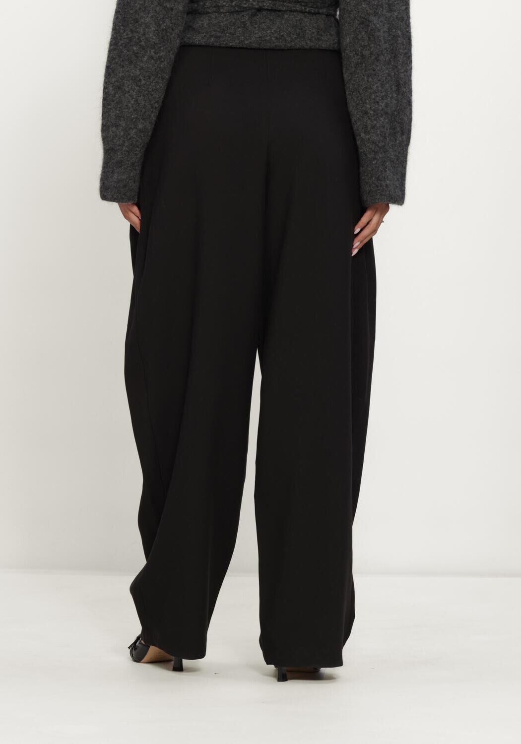 Schwarze LINA LOCCHI Weite Hose LL-BERYL - large