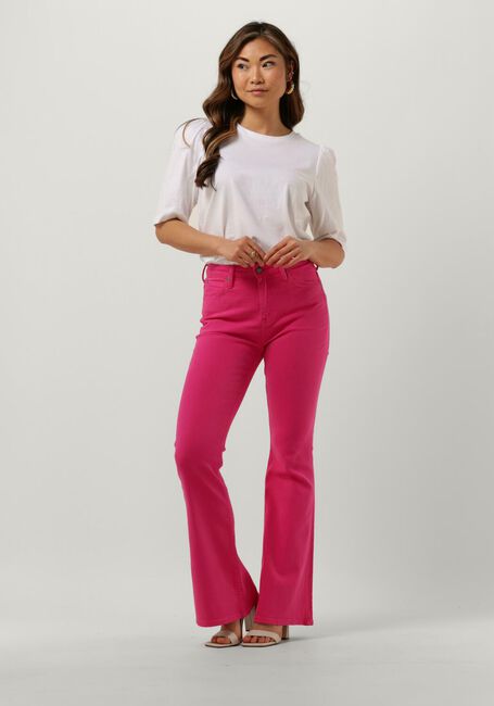 Weiße MSCH COPENHAGEN T-shirt TIFFA ORGANIC 2/4 PUFF TEE - large