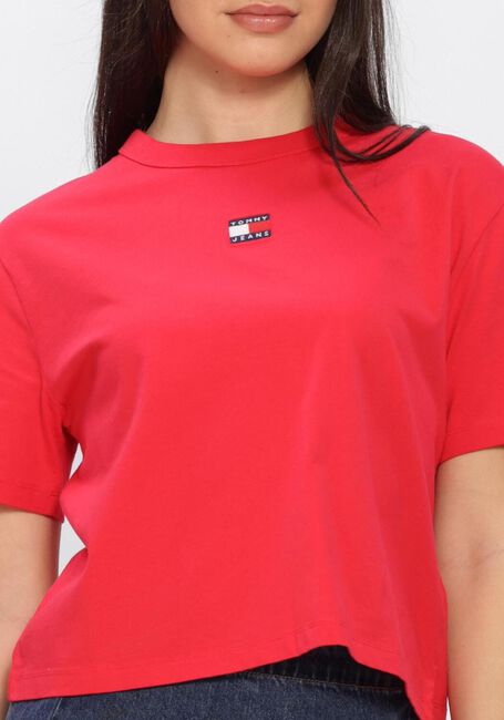 Rote TOMMY JEANS T-shirt TJW BXY BADGE TEE EXT - large